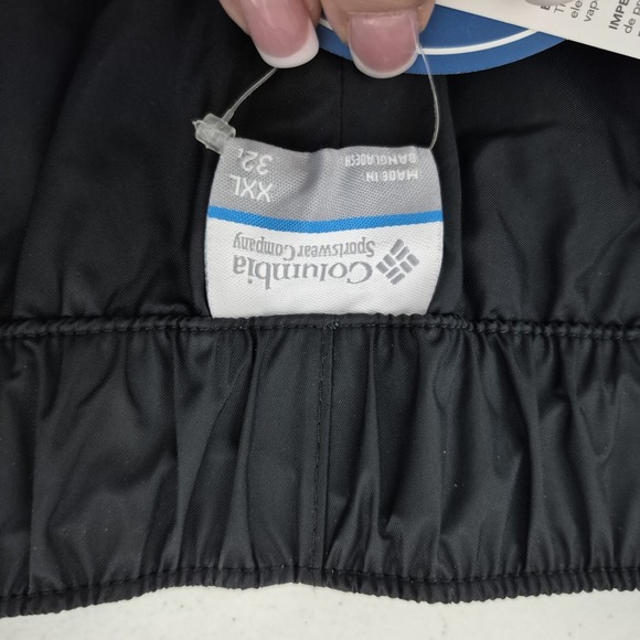 Columbia Pants Mens 2XL Black Rebel Roamer Omni Tech Waterproof Breathable NEW - Picture 4 of 11